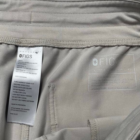 Figs Bone Jogger Scrub Pants Size XL PO 3137 - Picture 5 of 5
